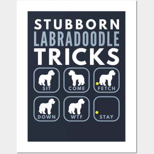 Stubborn Labradoodle Tricks - Dog Training Posters and Art